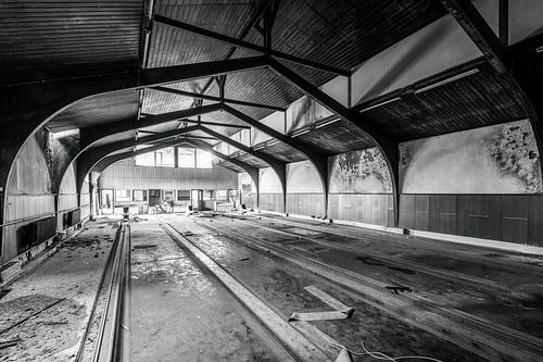 Lost Place - verlaten bowlingbaan in Duitsland