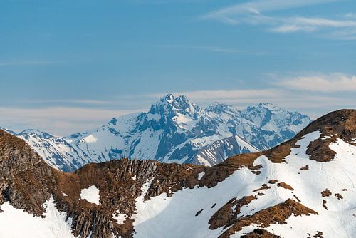 Uitzicht op de Allgäuer Hoge Alpen
