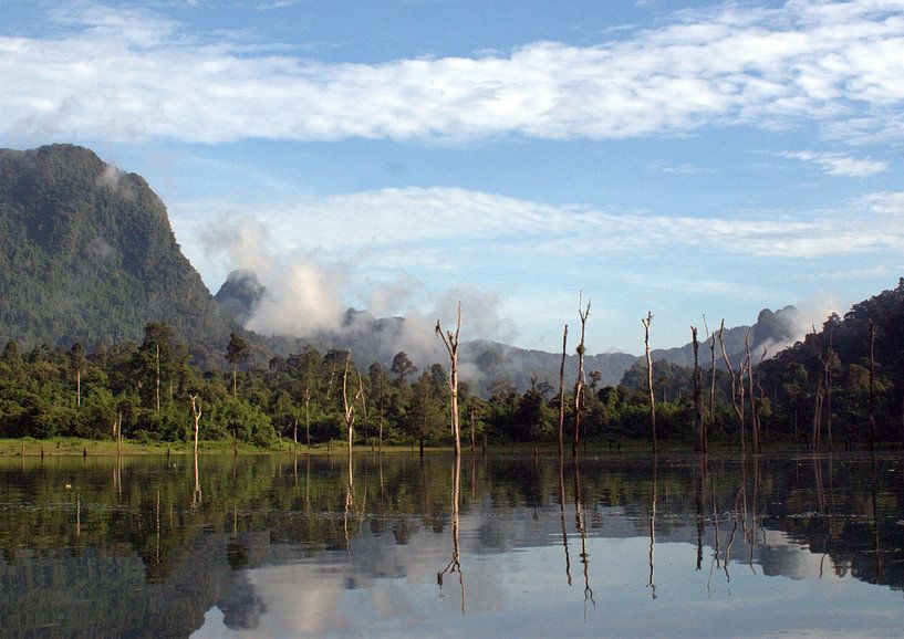 Lakeview in Kao Sok nat. parc by Karen Klein