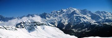 Désert de Platé et chaîne du Mont-Blanc