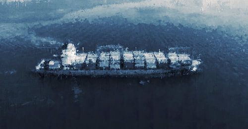 Containership from the air