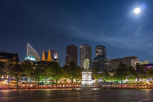 Den Haag skyline vanaf het Plein