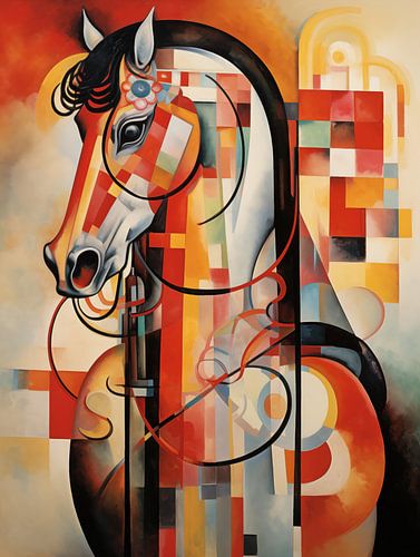 Abstract horse