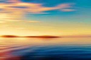 Sunset Seascape Island