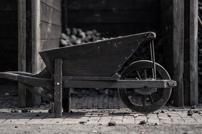 antique wheelbarrow by Bert-Jan de Wagenaar