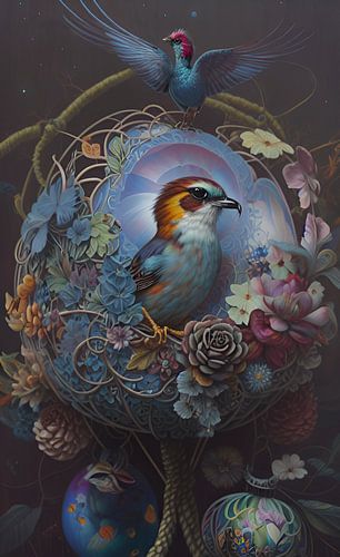 Fantasie vogelnest