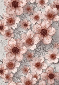 Sakura-Marmor-Wirbel