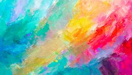 Schilderen met kleuren in de kunst
