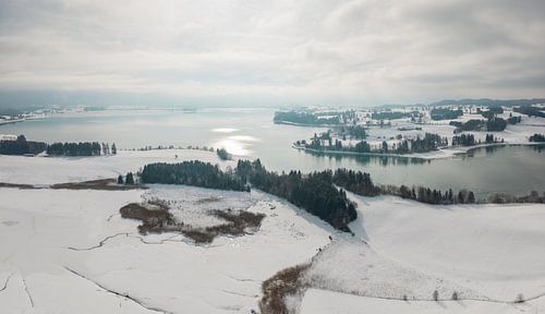 Forggensee in de winter