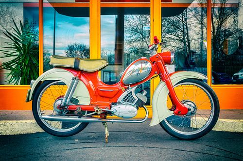 Zündapp Combinette voor 60s tankstation