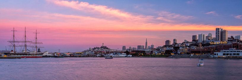San Francisco zonsondergang von Jasper den Boer