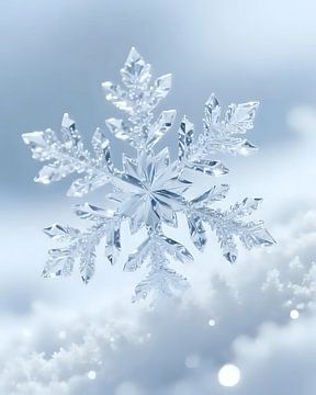 IJskunst in gedetailleerde vorm