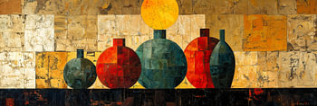 Lebendige Vase Array