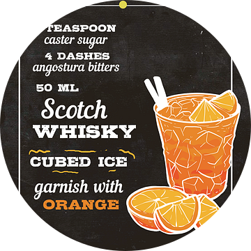 Whiskey Old Fashioned Drink van ColorDreamer