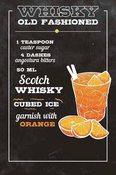 Whiskey Old Fashioned Drink by ColorDreamer