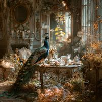 Proud peacock