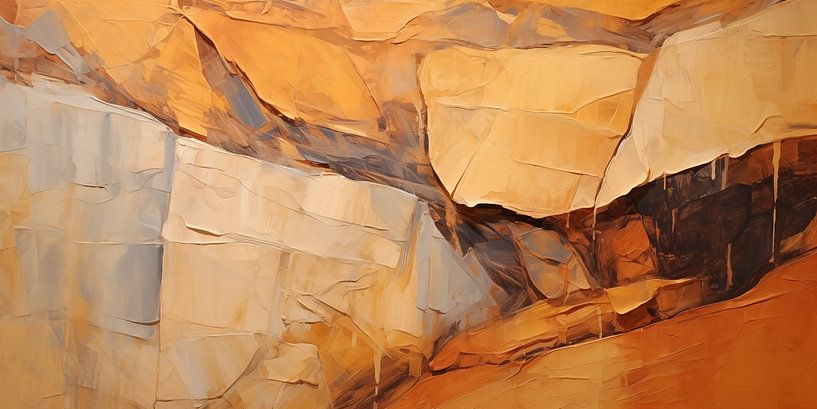 Abstract landschap van Bert Nijholt