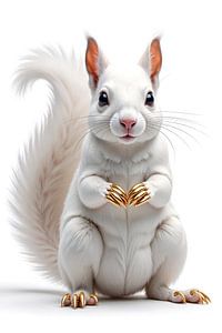 EICHHÖRNCHEN: Premium Porträt Fine Art Wandbild