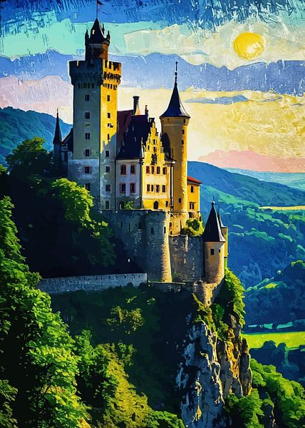 Schloss Lichtenstein Daylight by MIROKKU