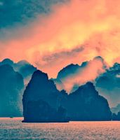 The mountains are on fire!