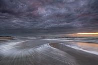 Rain clouds over the North Sea beach - Terschelling by Jurjen Veerman thumbnail