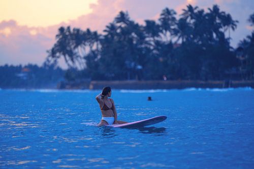 Sonnenuntergang Surf