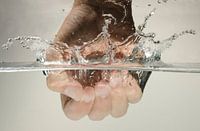 Splash hand of the photographer Lanscape