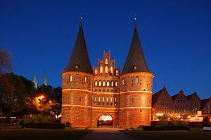 Holstentor, Lübeck, Schleswig-Holstein, Deutschland, Europa