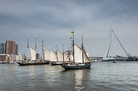 Zeilschepen in Rotterdam von Harrie Muis