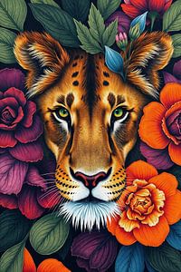 Lionne florale