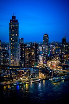 Rotterdam city centre sunset view  by Sjoerd van der Wal Photography