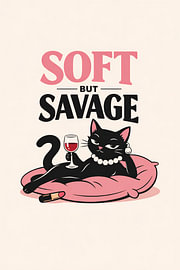 Weiche aber wilde Katze von DesignDoodle