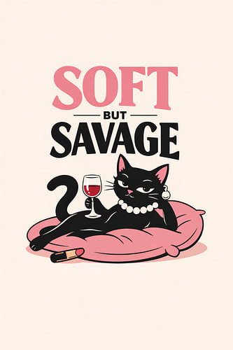 Een zachtaardige maar wilde kat