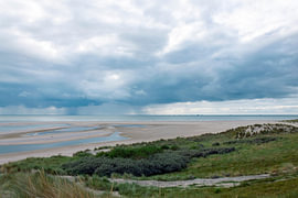 Panoramisch Duinlandschap en de Noordzee op de Maasvlakte van Natalia Gebauer Studio