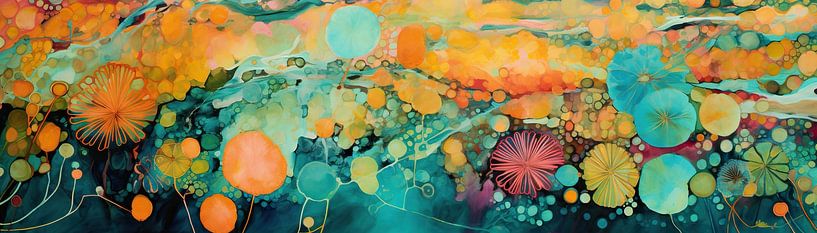 Koraal | Abstract Koraal van Abstract Schilderij