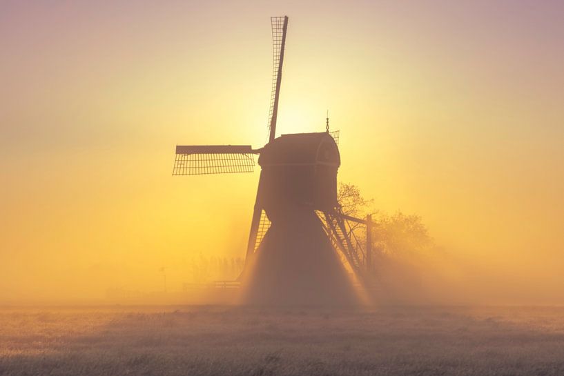Old water mill Streefkerk by Richard Nell