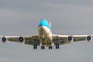 KLM Cargo Boeing 747-400ERF jumbojet. van Jaap van den Berg