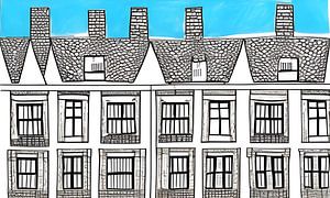 Haus mit blauem Himmel
