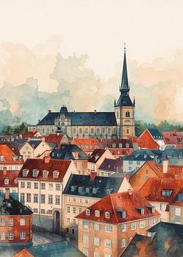 Altstadt von Lund Stadtbild von Muhammad Ardian