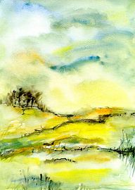 Meadow in the light by Claudia Gründler