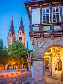 Halberstadt – De dom en het domkapittel ’s avonds van Thomas Bugdoll