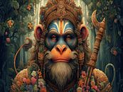 Lord Hanoman Potrait by Art Kingdom thumbnail