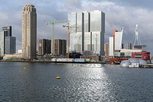 Wilhelminapier aan de Rijnhaven in Rotterdam by Rick Keus