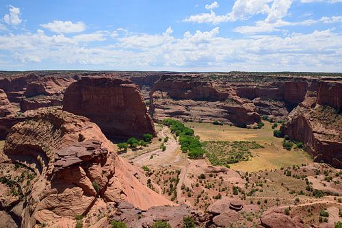 Uitzicht op Canyon de Chelly