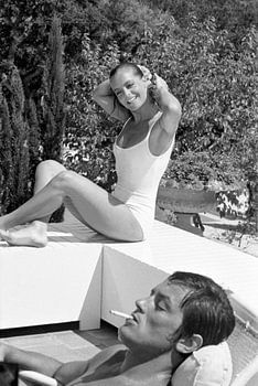 Romy Schneider und Alain Delon