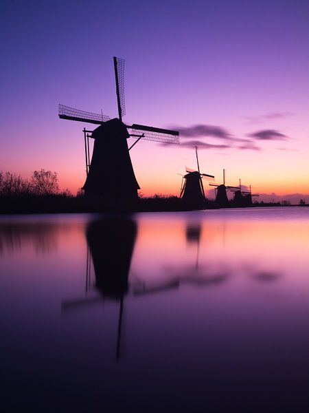 Molens in Kinderdijk 2 van Nuance Beeld