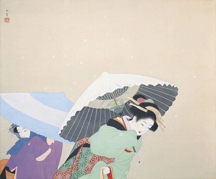 Grote sneeuwvlokken, Uemura Shōen van Meesterlijcke Meesters
