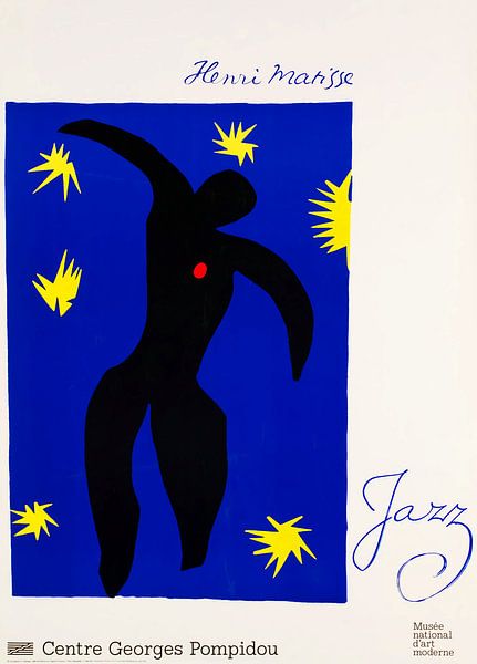 Henri Mattise Jazz, Exposition au centre Georges Pompidou 1989 par Maria Blair