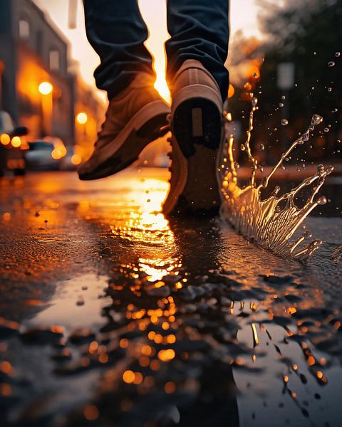 Na de regen van fernlichtsicht