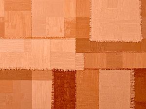 Moderner Minimalist in Terrakotta und Aprikose